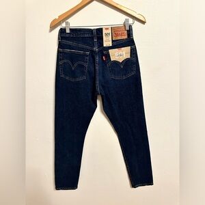 NEW Levi’s Women’s 501 Skinny Distressed Jeans Dark Wash Size 26